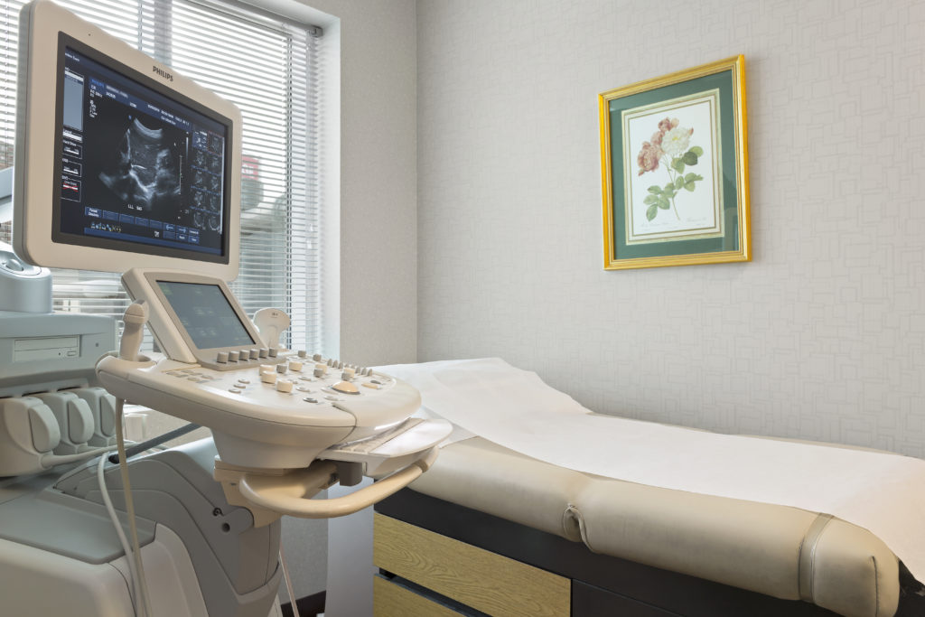 Ultrasound examination at Victory Laboratory